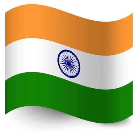 Abbildung Flagge Indien