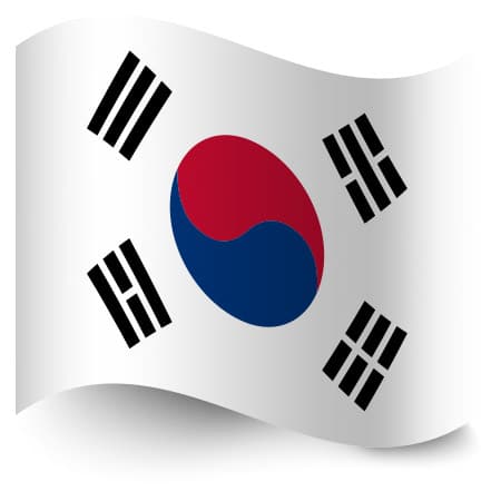 Abbildung Flagge Korea
