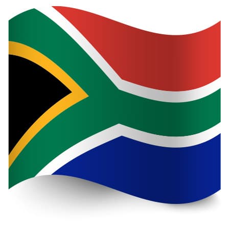 Abbildung Flagge Südafrika